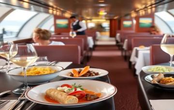 Food on board: all the subtleties of cruise cuisine