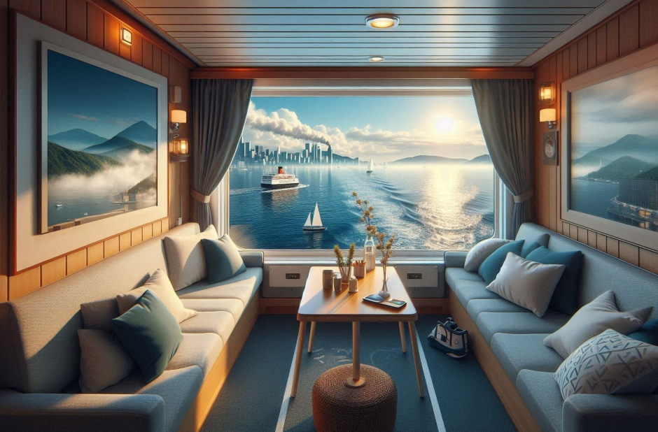 Каюта на пароме с видом на море_4.jpg